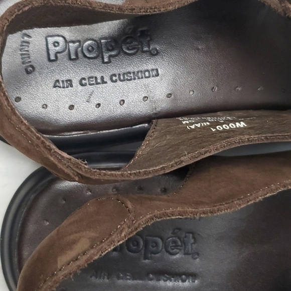 Propet Brown Leather Sandal - Picture 7 of 9